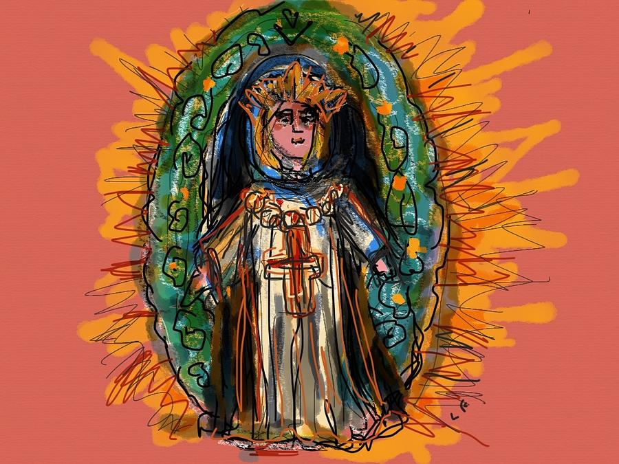 Our Lady of Guadalupe Digital Art by Laurel Foster - Fine Art America