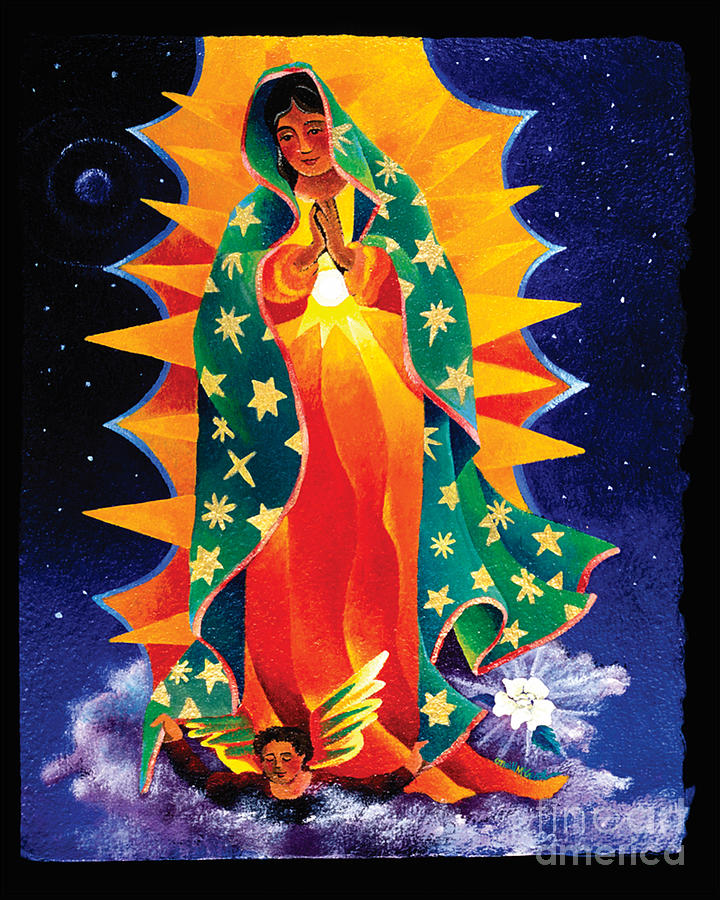 Our Lady of Guadalupe - MMGUA Painting by Br Mickey McGrath OSFS