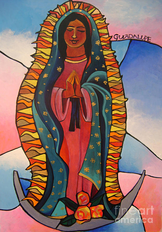 Our Lady of Guadalupe - MMLUP Painting by Br Mickey McGrath OSFS