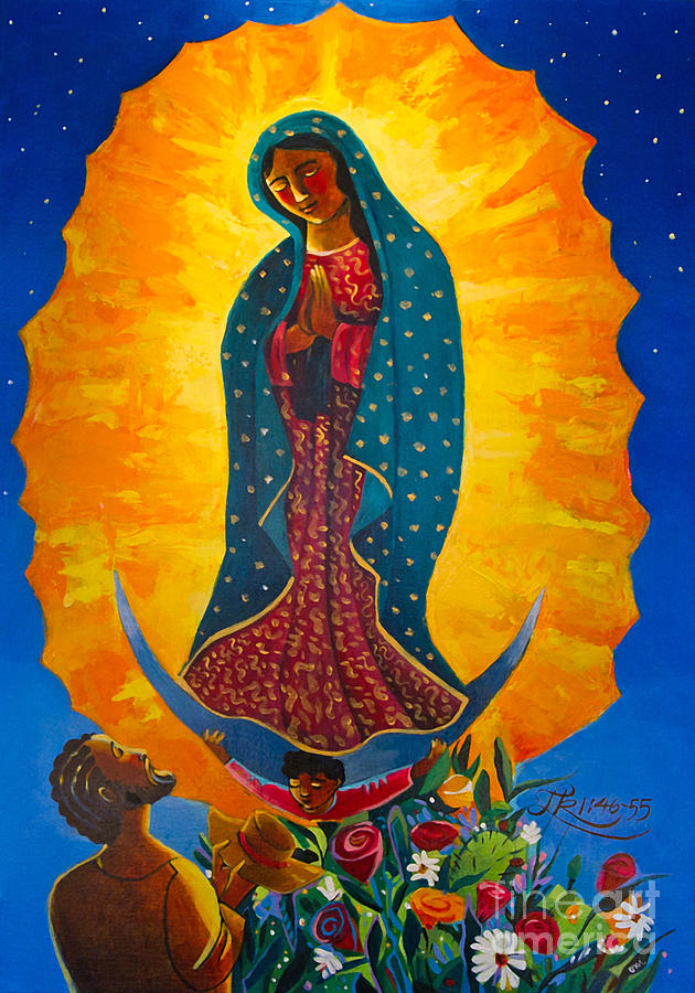 Our Lady of Guadalupe - MMOGU Painting by Br Mickey McGrath OSFS