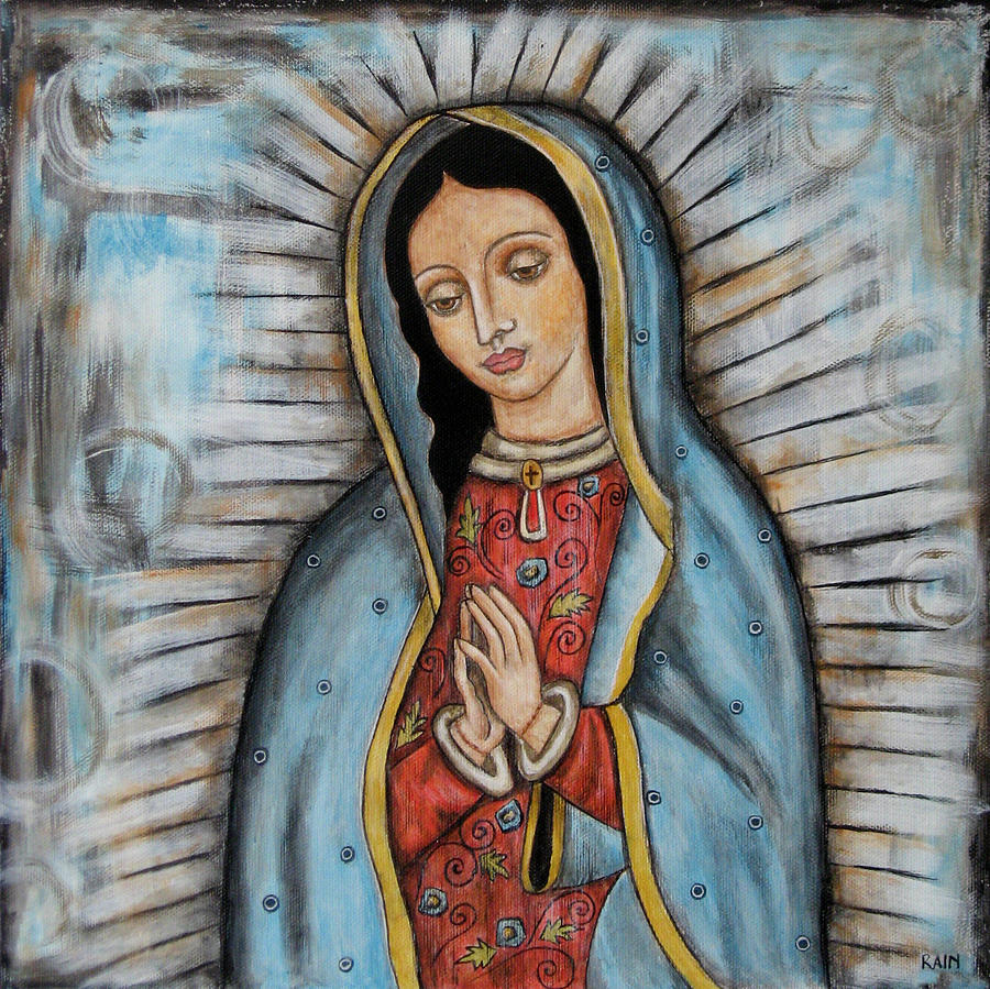 Our Lady of Guadalupe Painting by Rain Ririn