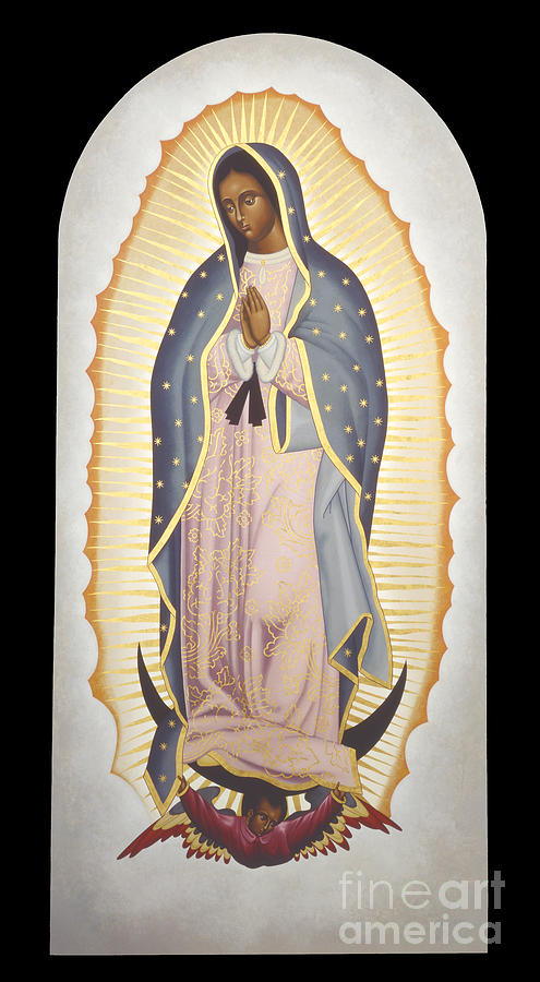 Our Lady of Guadalupe - RLOLG Painting by Br Robert Lentz OFM