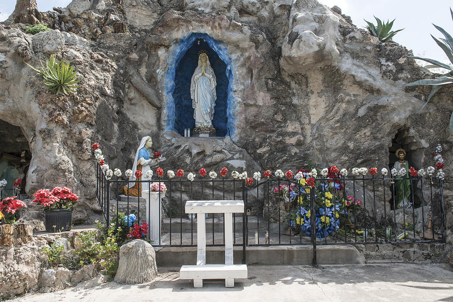 Our Lady of Lourdes Grotto in Rio Grande City Photograph by Carol M Highsmith