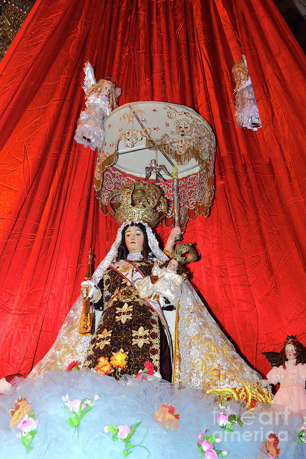 Our Lady of Mt Carmel Paucartambo Peru Photograph by James Brunker