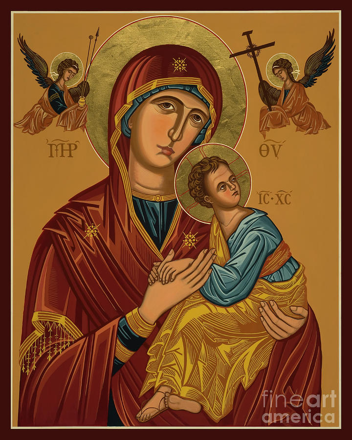 Our Lady of Perpetual Help - Virgin of Passion - JCPPH Painting by Joan Cole