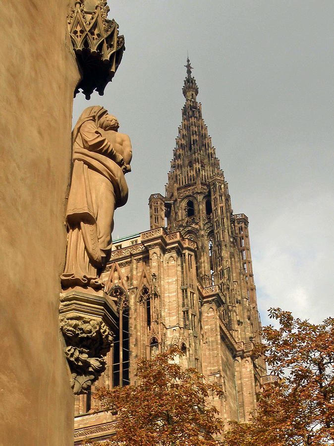 Madonna Photograph - Our Lady of Strasbourg by Jean Hall