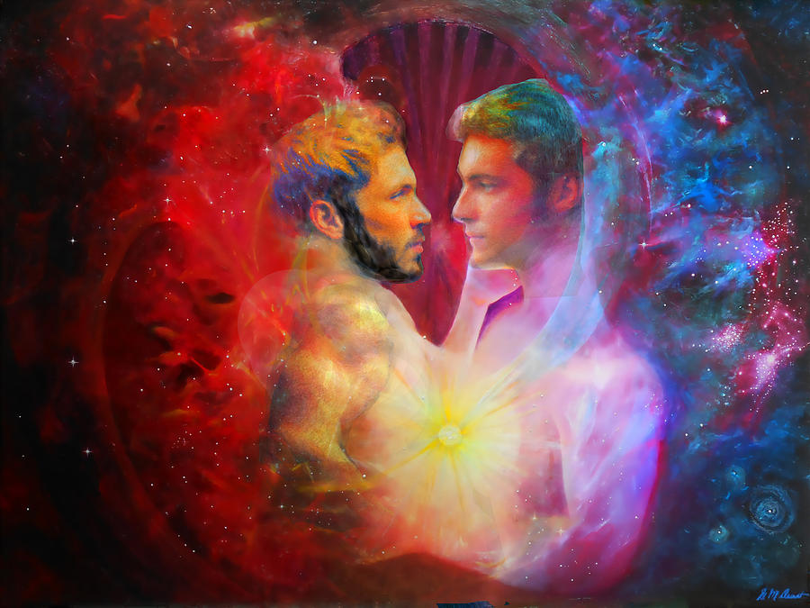 Gay Mixed Media - Our Love Was Meant To Be by Michael Durst