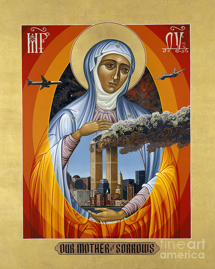 Our Mother of Sorrows - LWSMS Painting by Lewis Williams OFS