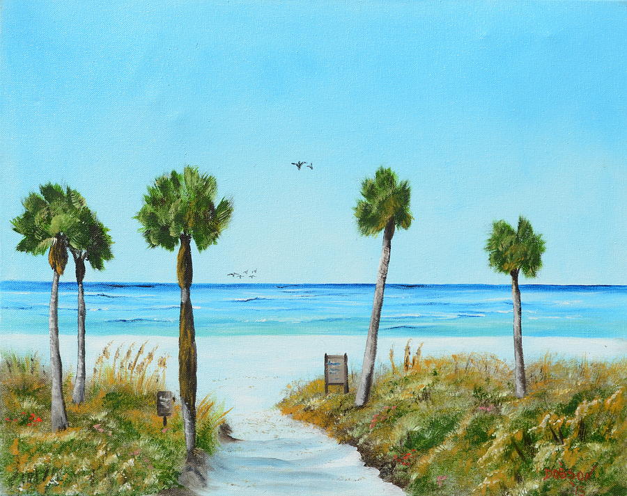 Our Paradise On The Key Painting by Lloyd Dobson