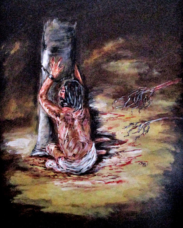 Our Sins Painting by Clyde J Kell