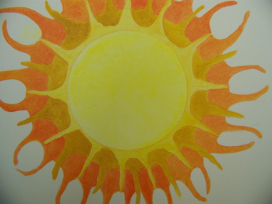Sun Painting - Our Sun by Ida Hes 