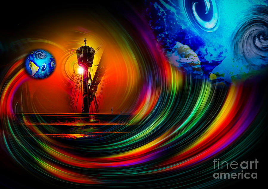Our World Is A Magic - Time Tunnel - New World Painting