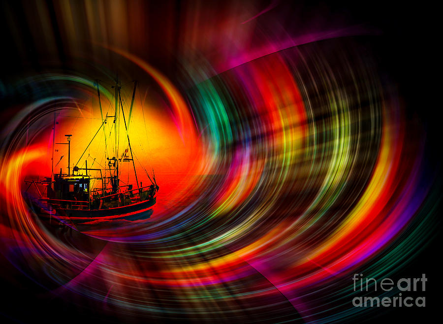 Magic Painting - Our world is a magic - Time Tunnel by Walter Zettl