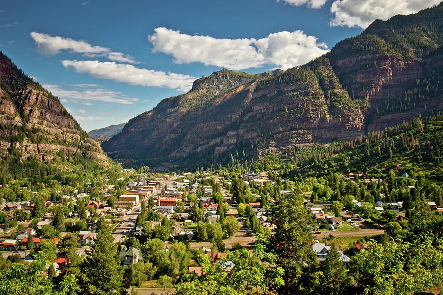 Ouray City View Photograph by Linda Unger