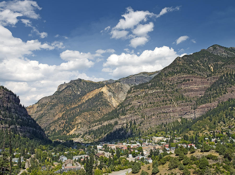 Ouray Colorado Nestled in the San Juan Mountains Photograph by Brendan ...