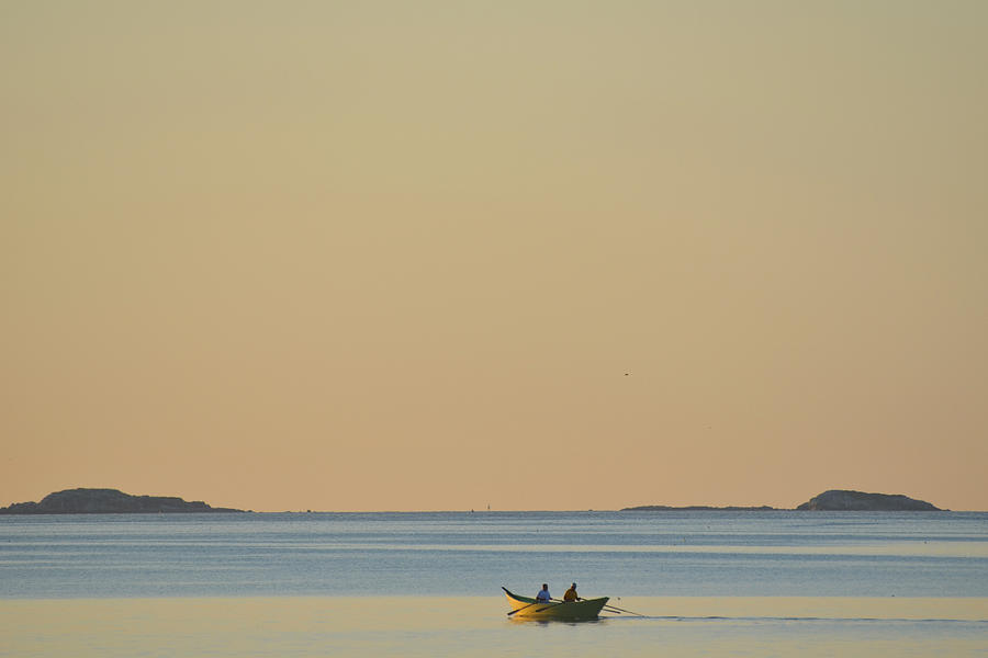 Out for a morning row Beverly MA Photograph by Toby McGuire