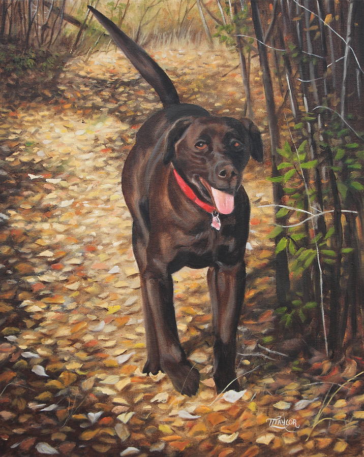 Out for a Walk #1 Painting by Tammy Taylor