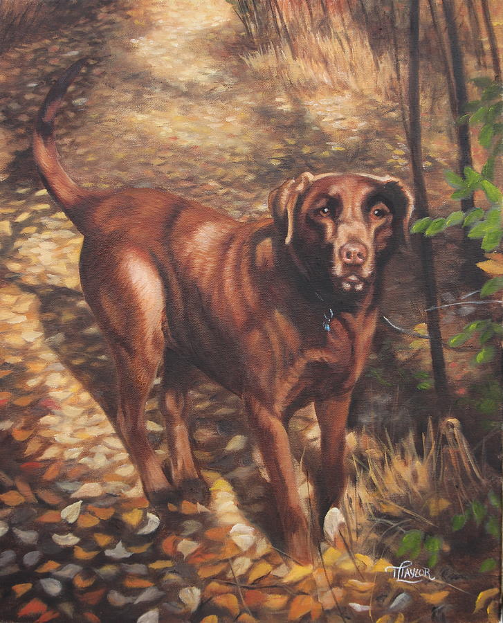 Out for a Walk #2 Painting by Tammy Taylor