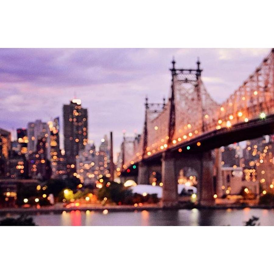 City Photograph - Out Of Focus Manhattan!  #nyc #vsco by Shivendra Singh