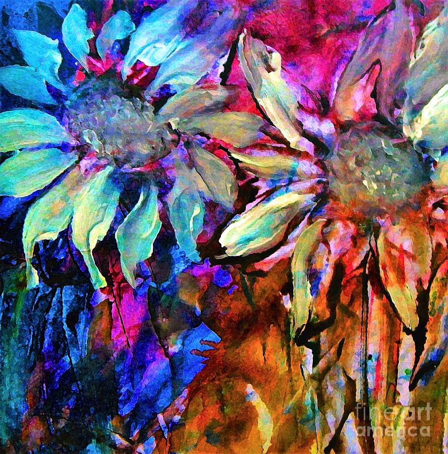 Out of Style Hip Floral Art Digital Art by Lisa Kaiser