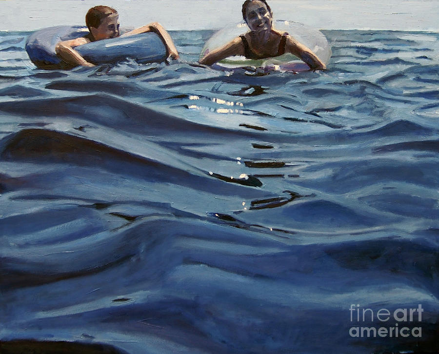 Out of the Blue Painting by Deb Putnam