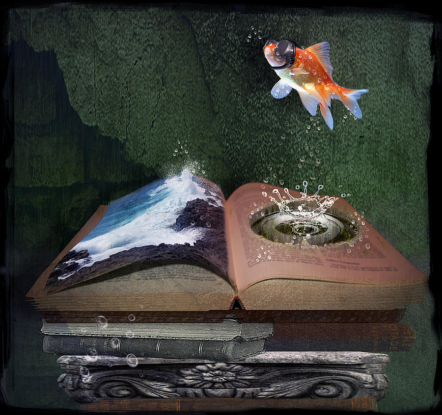 Fish Digital Art - Out of the Pond by Karen Howarth