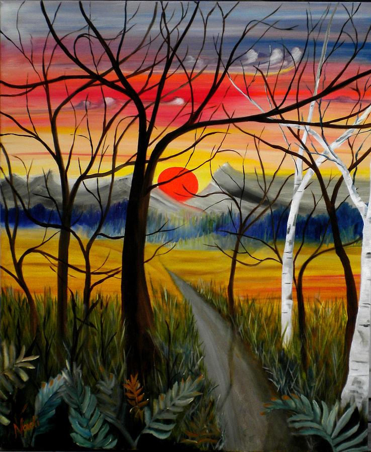 Out of the Woods Painting by Renate Wesley