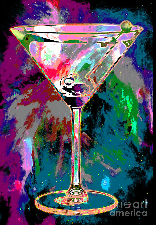 Martini Photograph - Out of this World Martini by Jon Neidert