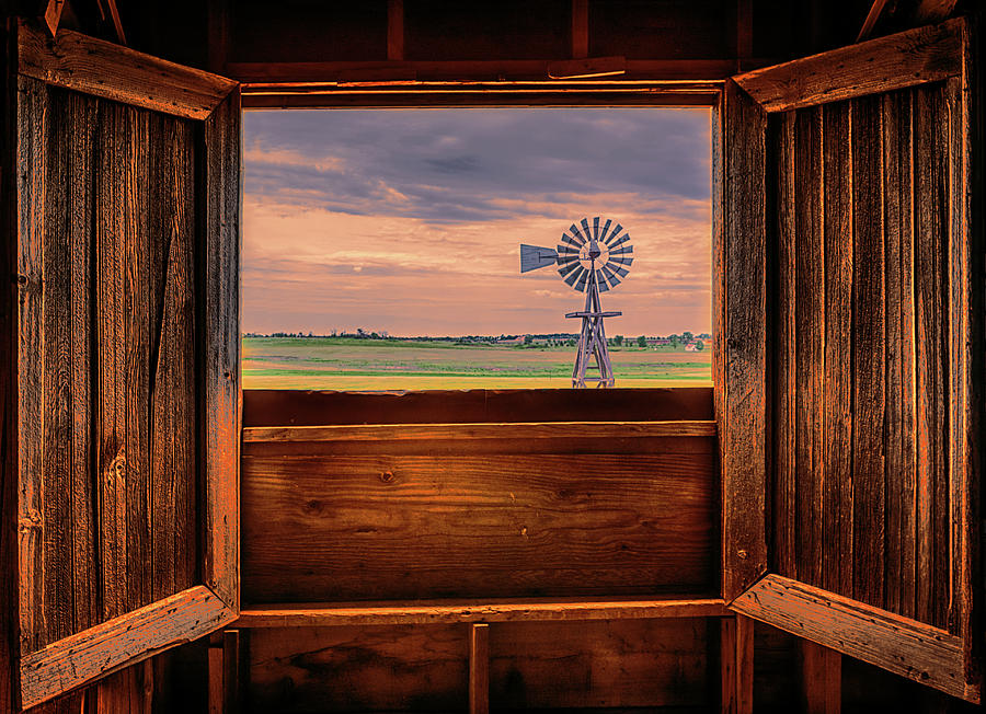 Out The Barn Window Photograph by Susan Rissi Tregoning