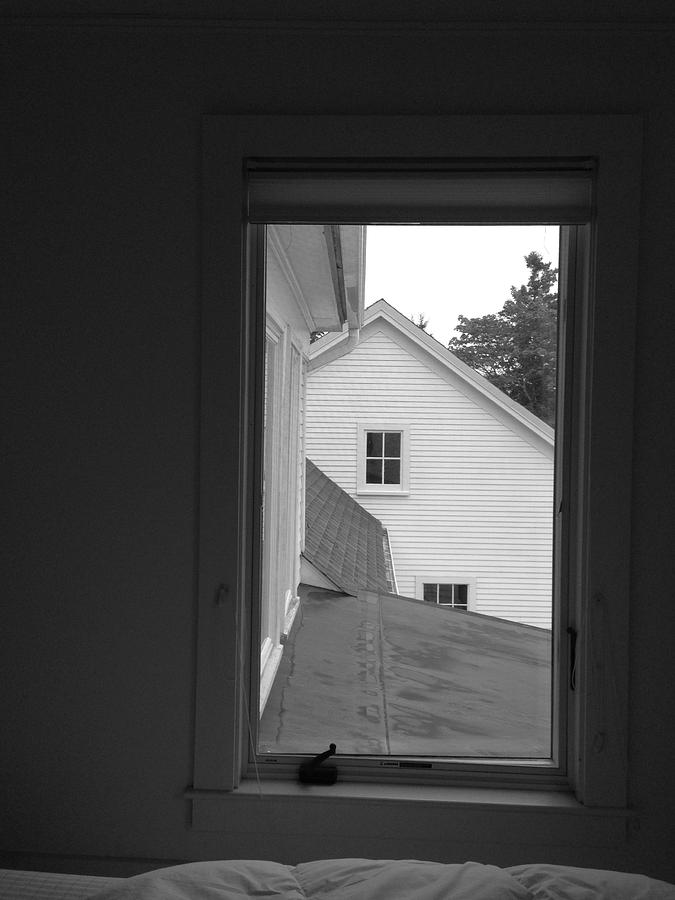 Out the Stonington Guest Room Window Photograph by Polly Castor