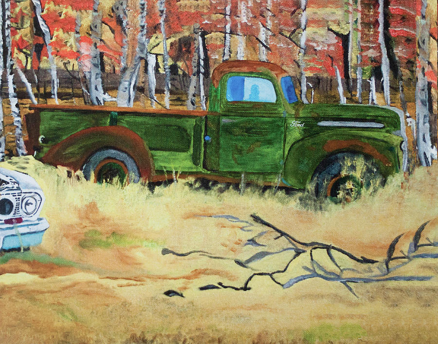 Out to Pasture Painting by Judy Huck
