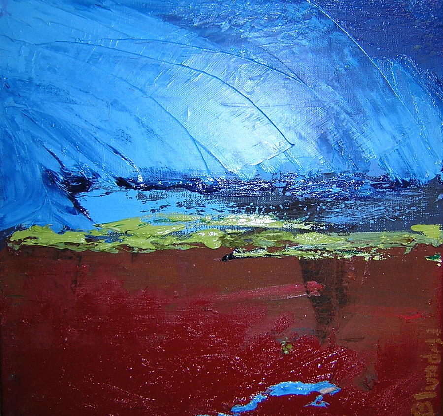 Abstract Painting - Outback by Judy  Blundell
