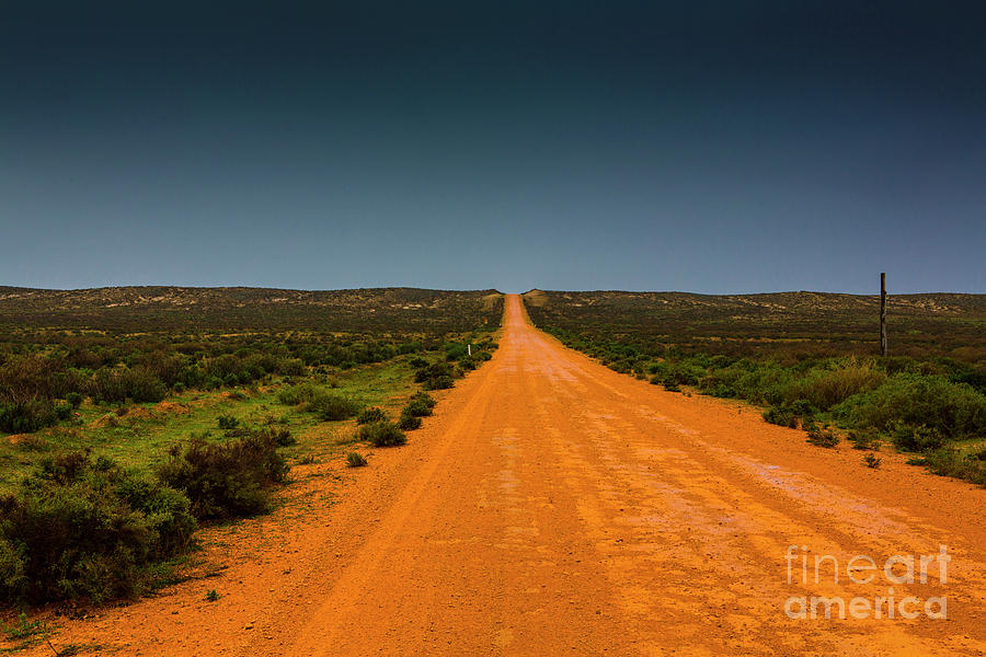 Outback road to Mungo Photograph by Sheila Smart Fine Art Photography