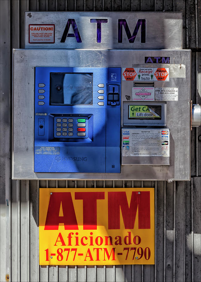 Outdoor ATM Photograph by Robert Ullmann