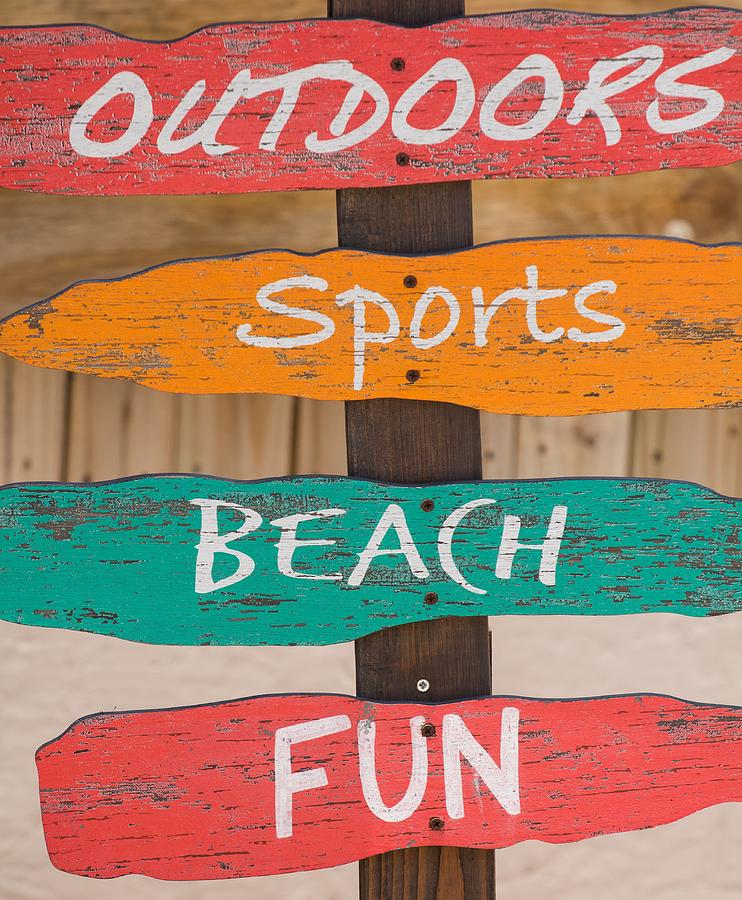 Outdoors,Sports,Beach,Fun Photograph by Gary Oliver - Pixels