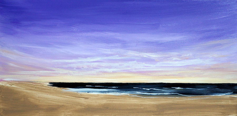 Outer Banks Beach Painting by Katy Hawk