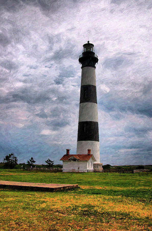 Lighthouse Photograph - Outer Banks Beach Lighhouse  by Randy Steele
