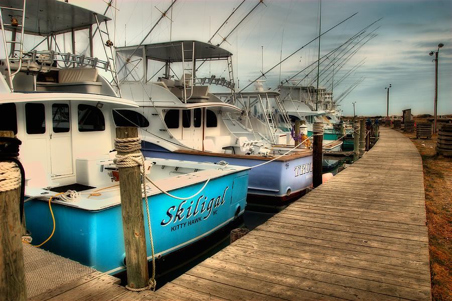 Outer Banks Fishing Boats Waiting Photograph by Dan Carmichael