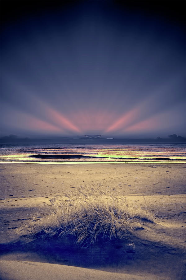 Outer Banks - Radiant Sunrise Photograph by Dan Carmichael