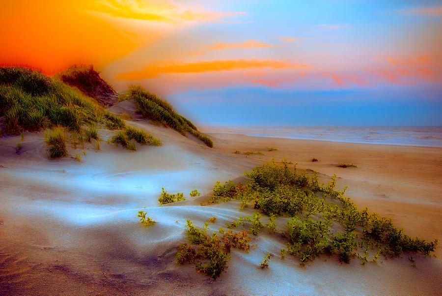 Outer Banks Soft Dune Sunrise FX2 Photograph by Dan Carmichael