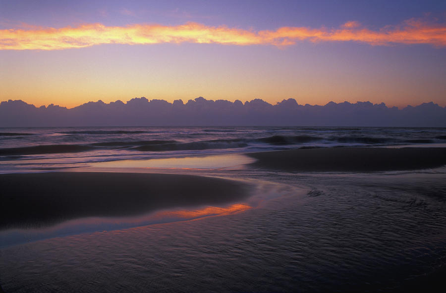 Outer Banks Sunrise Photograph by John Burk