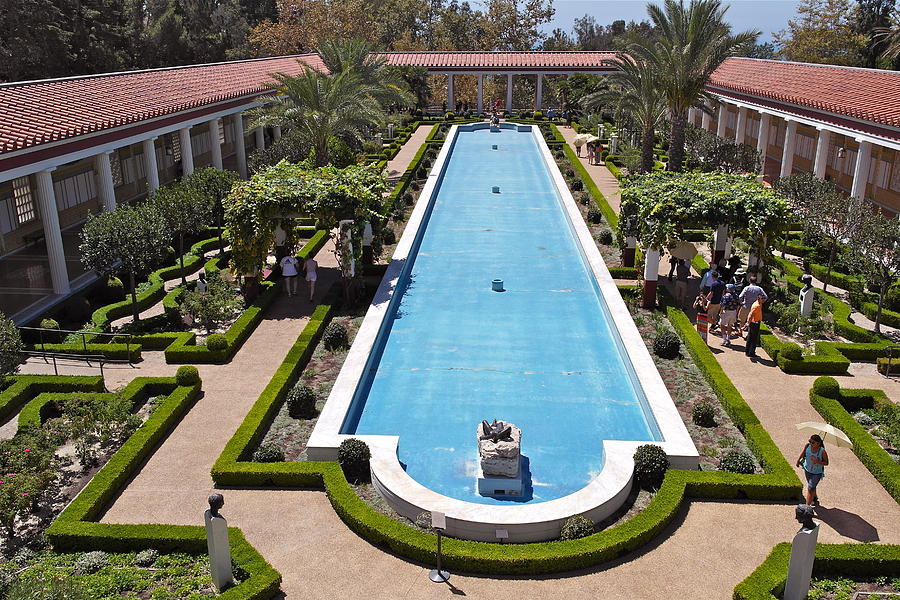 Outer Peristyle of Getty Villa Photograph by Michele Myers