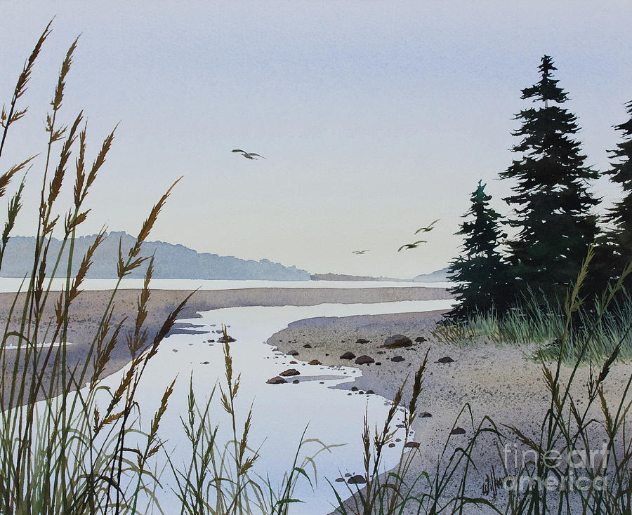 Outgoing Tide Painting by James Williamson