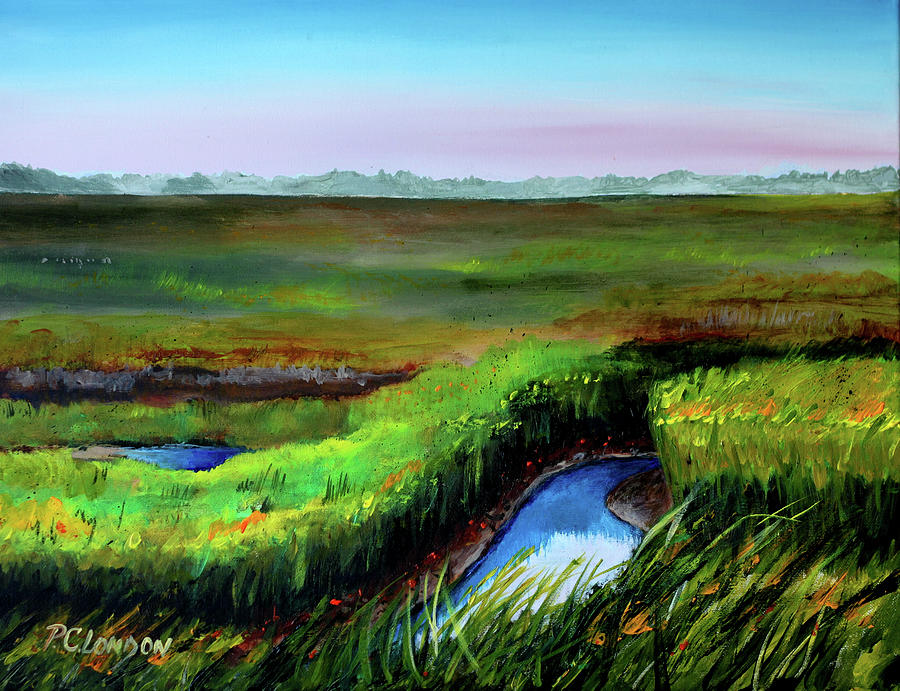 Outgoing Tide Painting by Phyllis London