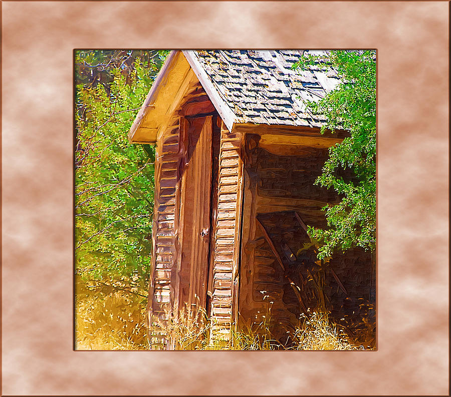 Nature Photograph - Outhouse 1 by Susan Kinney