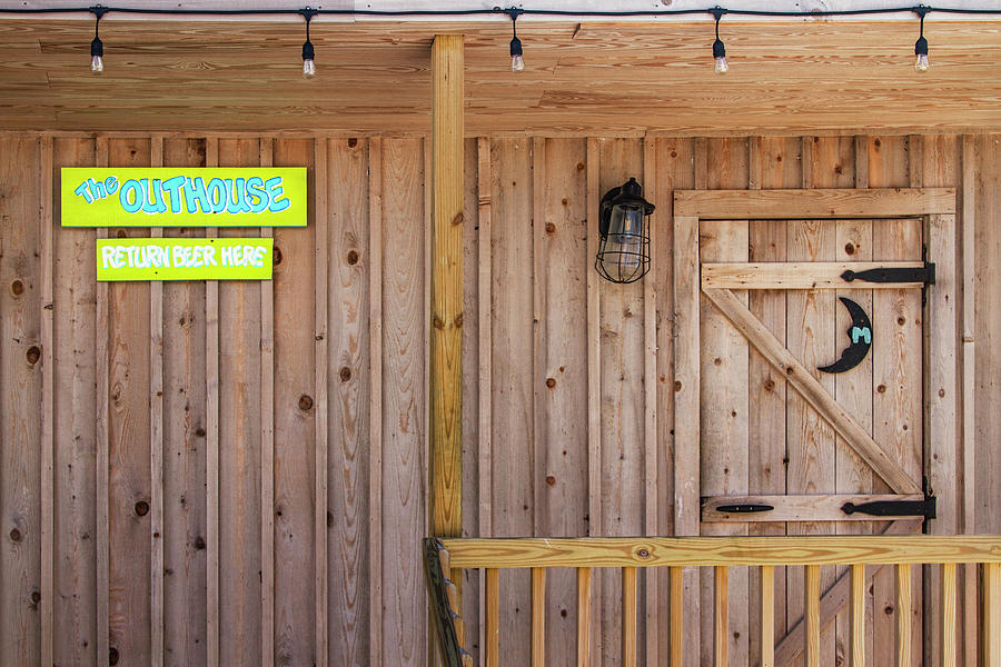 Outhouse at Bar for Returning Beer by Bob Slitzan Outhouse at Bar for Returning Beer by Bob Slitzan
