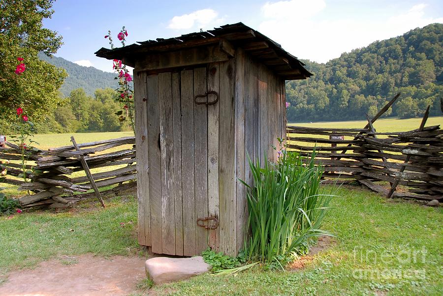 Landscape Photograph - Outhouse by David Lee Thompson