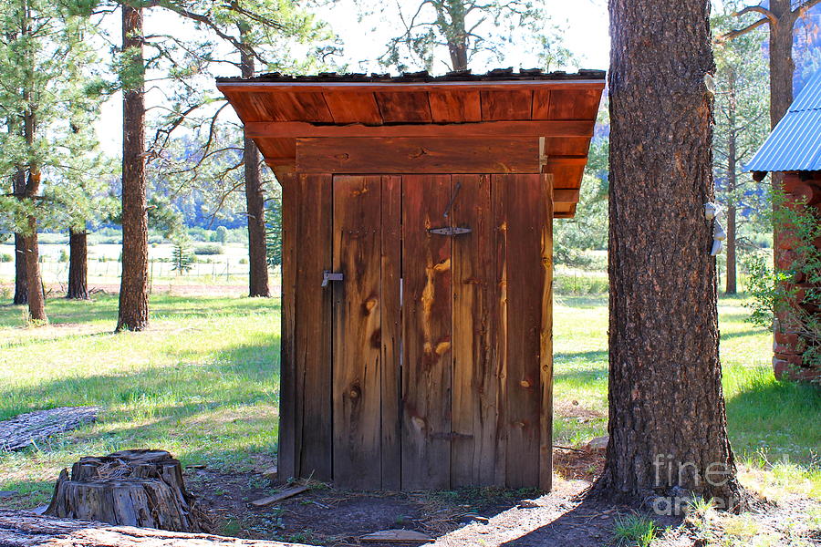 Outhouse Photograph by Pamela Walrath