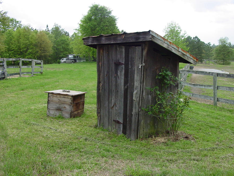 Outhouse Photograph by Quwatha Valentine