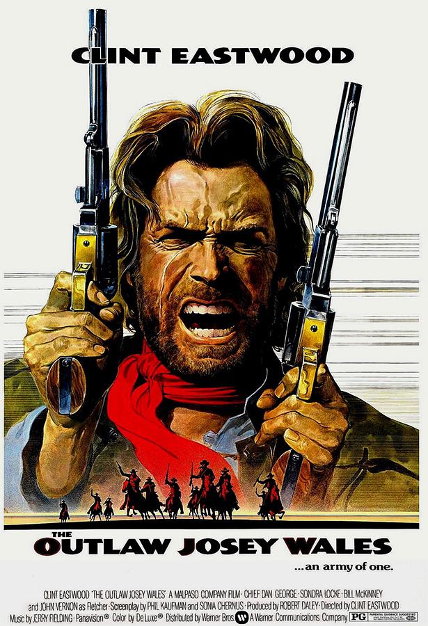 Clint Eastwood Photograph - Outlaw Josey Wales The by Movie Poster Prints